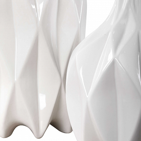 Klara Bottles S/2 White